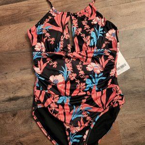 NWT One piece ruched swimsuit